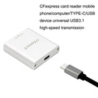 10G High Speed USB3.2 Z6/Z7 1DX3 Wiring CFEXPRESS Card Reader, PH862 With A-C Line, PH862 With C-C Line, PH862 With Double Line