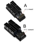 ATX3.0 12VHPWR 12+4P 600W 180 Degree Power Steering Connector, A Model, B Model