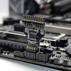 9 Pin USB Header Female 1 To 2 Male Board 9-Pin USB 2.0 HUB Connector Adapter, 9pin To Dual 9pin Direct Plug