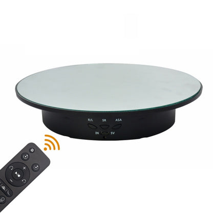 20cm Remote Control Electric Turntable Live Shooting Rotating Display Stand