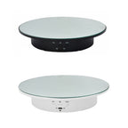 20cm Remote Control Electric Turntable Live Shooting Rotating Display Stand