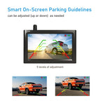 Solar Powered Rear View System Reversing Wireless Transmission Car Camera Display, RC01