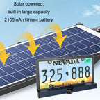 Solar HD Wireless Integrated License Plate Frame Display Camera, BC01