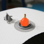 Surfing Paddle Board Adapter Inflatable Air Valve Conversion Air Nozzle, Black, Orange