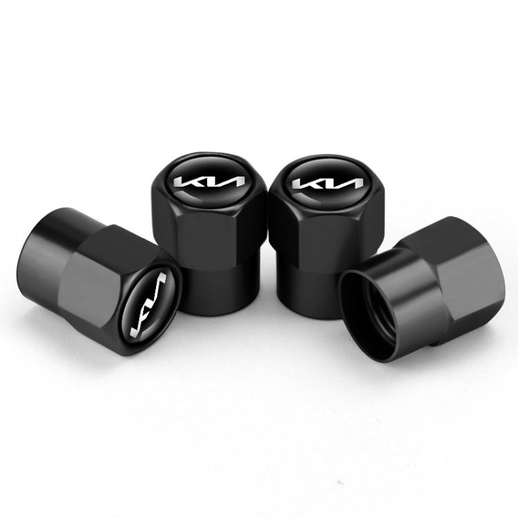 3sets For KIA KN Car Tire Valve Core Decorative Metal Cap