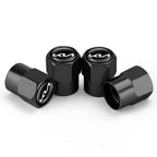 3sets For KIA KN Car Tire Valve Core Decorative Metal Cap