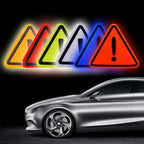 Car Tail Triangle Reflective Stickers Safety Warning Danger Signs Car Stickers