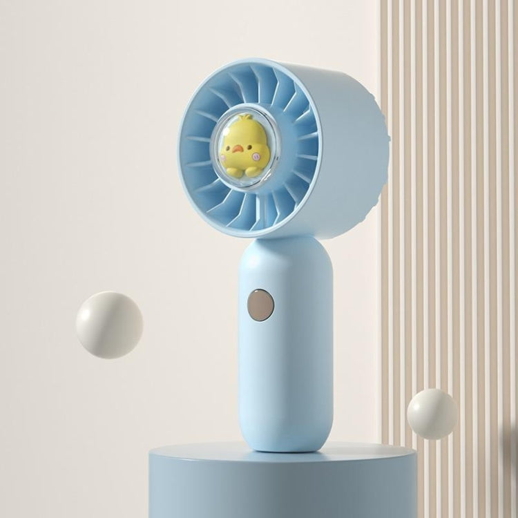 Hand Holds Small Fan Portable Mini Pocket Fan, Pink Duck, Blue Duck, Green Duck, White Duck, Pink Spray Plating Version, Blue Spray Plating Version, Green Spray Plating Version, White Spray Plating Version