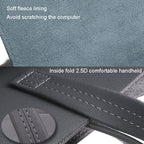 Elastic Button Laptop Waterproof PU Handbag, 13.3/14 inch, 15.4/16 inch