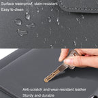 Elastic Button Laptop Waterproof PU Handbag, 13.3/14 inch, 15.4/16 inch