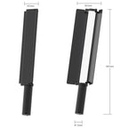 24W 72 LEDs Handheld Full-color RGB Stick Light Photography Light with Barndoor, LP600