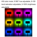 135 LEDs Live Fill Light Handheld Adjustable Photography Light Camera Pocket Light, LR135