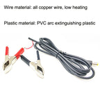 1.5m 12V/24V General Battery Red Black Crocodile Wire Clip LED Power Clip Cable, 1.5m