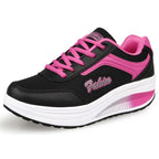 Spring and Autumn Thick Bottom Sports Womens Shoes Rocking Shoes Muffin Shoes, 35, 36, 37, 38, 39, 40, 41, 42, 43