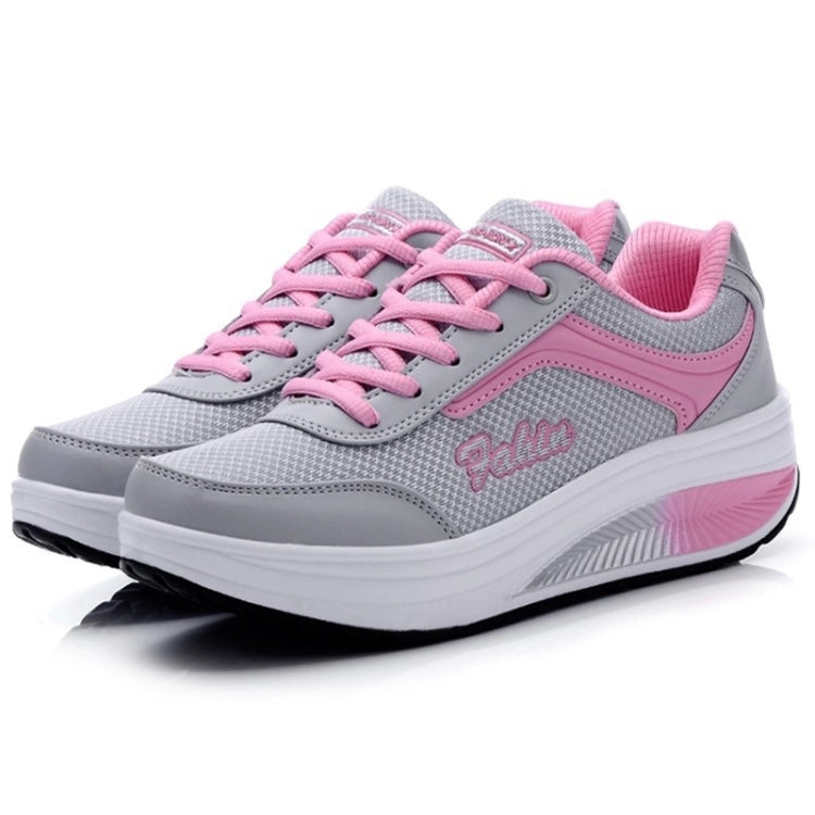 Spring and Autumn Thick Bottom Sports Womens Shoes Rocking Shoes Muffin Shoes, 35, 36, 37, 38, 39, 40, 41, 42, 43