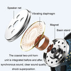 KUQIBAO Motorcycle Helmet Waterproof Bluetooth-compatible Headset With Screen