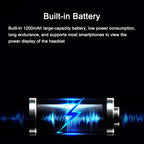 KUQIBAO Motorcycle Helmet Waterproof Bluetooth-compatible Headset With Screen