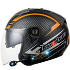 KUQIBAO Motorcycle Smart Bluetooth-compatible Sun Protection Double Lens Safety Helmet, M, L, XL, XXL