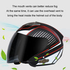 KUQIBAO Motorcycle Smart Bluetooth-compatible Sun Protection Double Lens Safety Helmet, M, L, XL, XXL