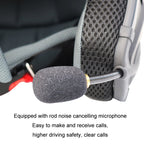 KUQIBAO Motorcycle Bluetooth Headset Double Lens Helmet With Braid, M, L, XL, XXL