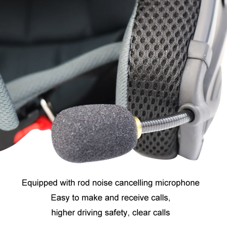 KUQIBAO Motorcycle Bluetooth Headset Double Lens Helmet With Braid, M, L, XL, XXL