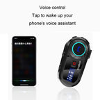 KUQIBAO Motorcycle Helmet Waterproof Bluetooth-compatible Headset With Screen