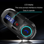 KUQIBAO Motorcycle Helmet Waterproof Bluetooth-compatible Headset With Screen