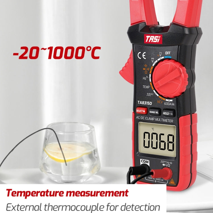 TASI TA8315B Clamp Type Multimeter High Precision Digital Ammeter, TA8315B
