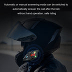 KUQIBAO Motorcycle Helmet Built-in Waterproof Bluetooth-compatible Earphone