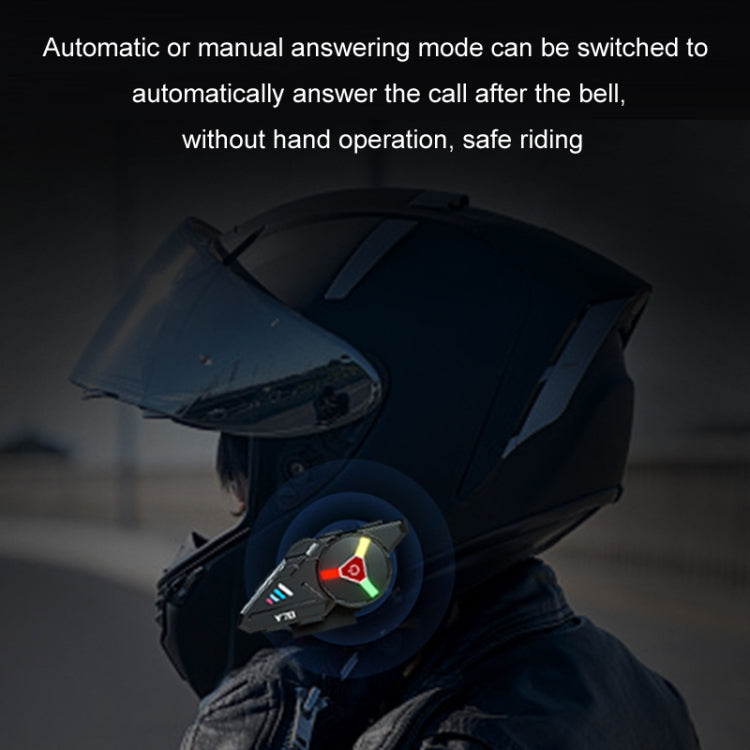 KUQIBAO Motorcycle Helmet Built-in Waterproof Bluetooth-compatible Earphone