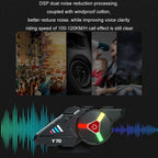 KUQIBAO Motorcycle Helmet Built-in Waterproof Bluetooth-compatible Earphone