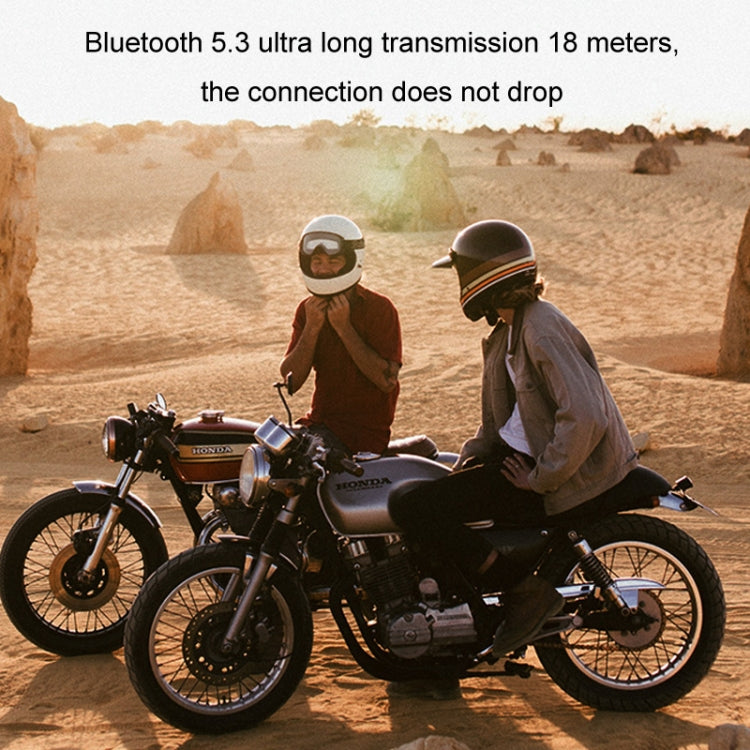 KUQIBAO Motorcycle Helmet Built-in Waterproof Bluetooth-compatible Earphone