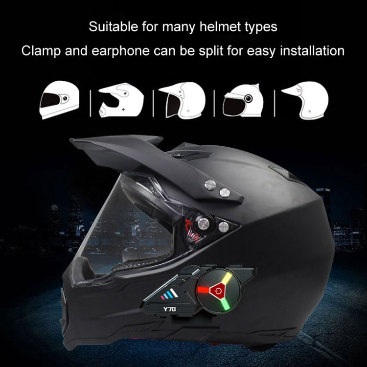 KUQIBAO Motorcycle Helmet Built-in Waterproof Bluetooth-compatible Earphone