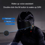 KUQIBAO Motorcycle Helmet Built-in Waterproof Bluetooth-compatible Earphone