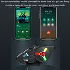 KUQIBAO Motorcycle Helmet Built-in Waterproof Bluetooth-compatible Earphone