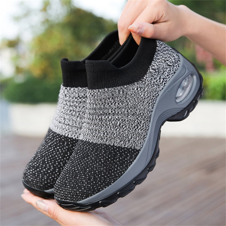 Sock Sneakers Women Walking Shoes  Air Cushion Casual Running Shoes, 41, 42, 43, 44