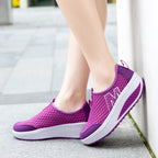 Women Swing Casual Sneakers Comfortable Sport Height Increasing Shoes, 34, 35, 36, 37, 38, 39, 40, 41, 42