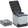 Car Folding Portable Toilet Outdoor Emergency Mobile Toilet, Dark Grey, Army Green, Pure Black