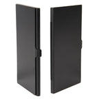 1SD+ 8TF  Aluminum Micro SD Cards Holder Pin Storage Box 9 solts for SD/ SIM/TF Memory Card, Black, Silver