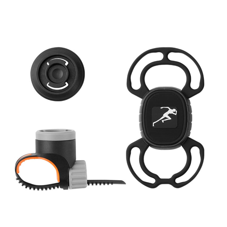 Bike Anti-vibration Silicone Cycling Fixed Mobile Phone Bracket, Strap Style, Handlebar Style, Settlement Style
