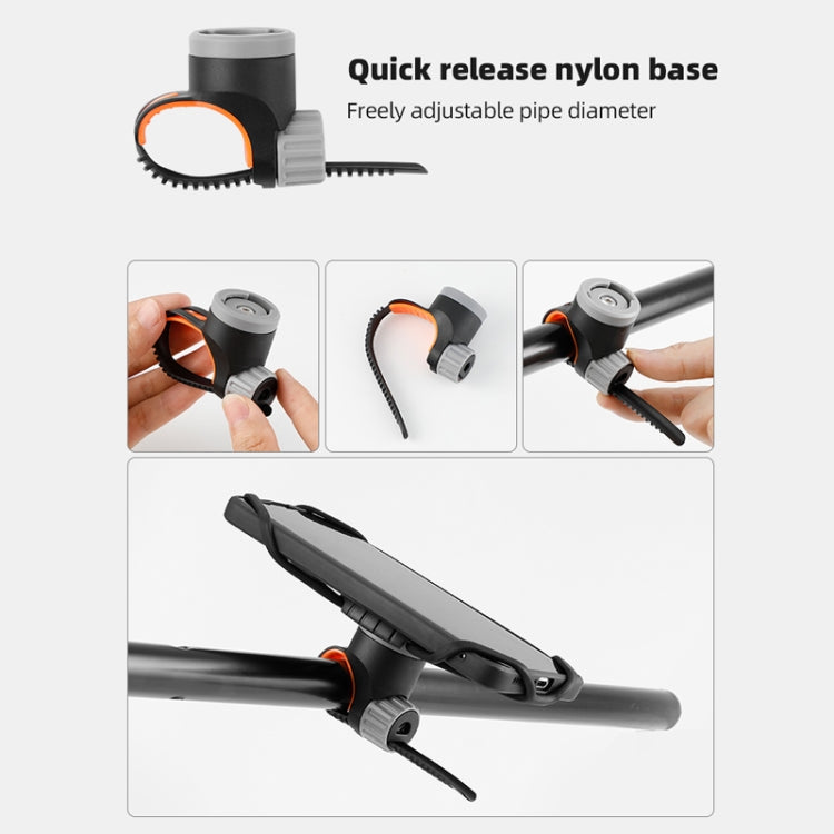 Bike Anti-vibration Silicone Cycling Fixed Mobile Phone Bracket, Strap Style, Handlebar Style, Settlement Style