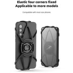 Bike Anti-vibration Silicone Cycling Fixed Mobile Phone Bracket, Strap Style, Handlebar Style, Settlement Style