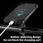 Bike Anti-vibration Silicone Cycling Fixed Mobile Phone Bracket, Strap Style, Handlebar Style, Settlement Style