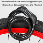 Mountain Bike Riding Anti-theft Key Combination Lock, Basic, Upgrade Positioning