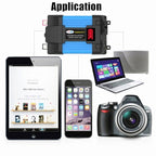 SOLIKE TECH Vehicle Inverter Sine Wave Convertor Auto Inverter, 12V-220V 300W, 12V-110V 300W, 12V-220V 500W, 12V-110V 500W