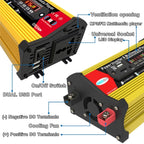 SOLIKE TECH 300W Inverter with Bluetooth MP3/FM Multimedia Player, 12V to 110V, 12V to 220V