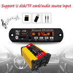 SOLIKE TECH 300W Inverter with Bluetooth MP3/FM Multimedia Player, 12V to 110V, 12V to 220V