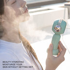 Without Blade Spray Handheld Children Small Fan