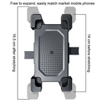 Shockproof Motorcycle Mobile Phone Holder Outdoor Bike Navigation Holder, Rearview Mirror, Handlebars