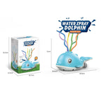 Rotating Sprinkler Baby Toy Children Summer Outdoor Garden Water Spray Toys, Dolphin